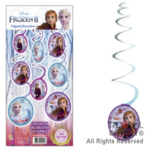 FROZEN COLGANTE ESPIRAL CON GIBRE x 6